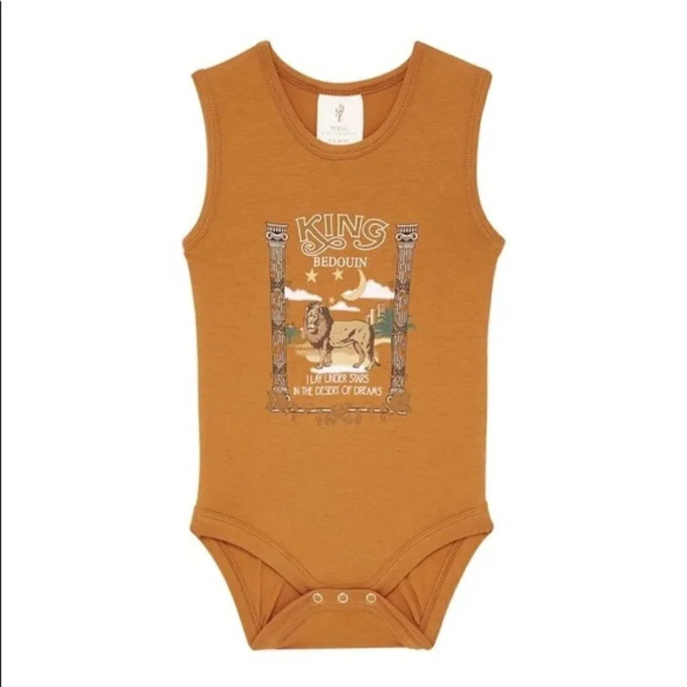 💕SPELL & THE GYPSY💕 King Bedouin Romper 3-6 M